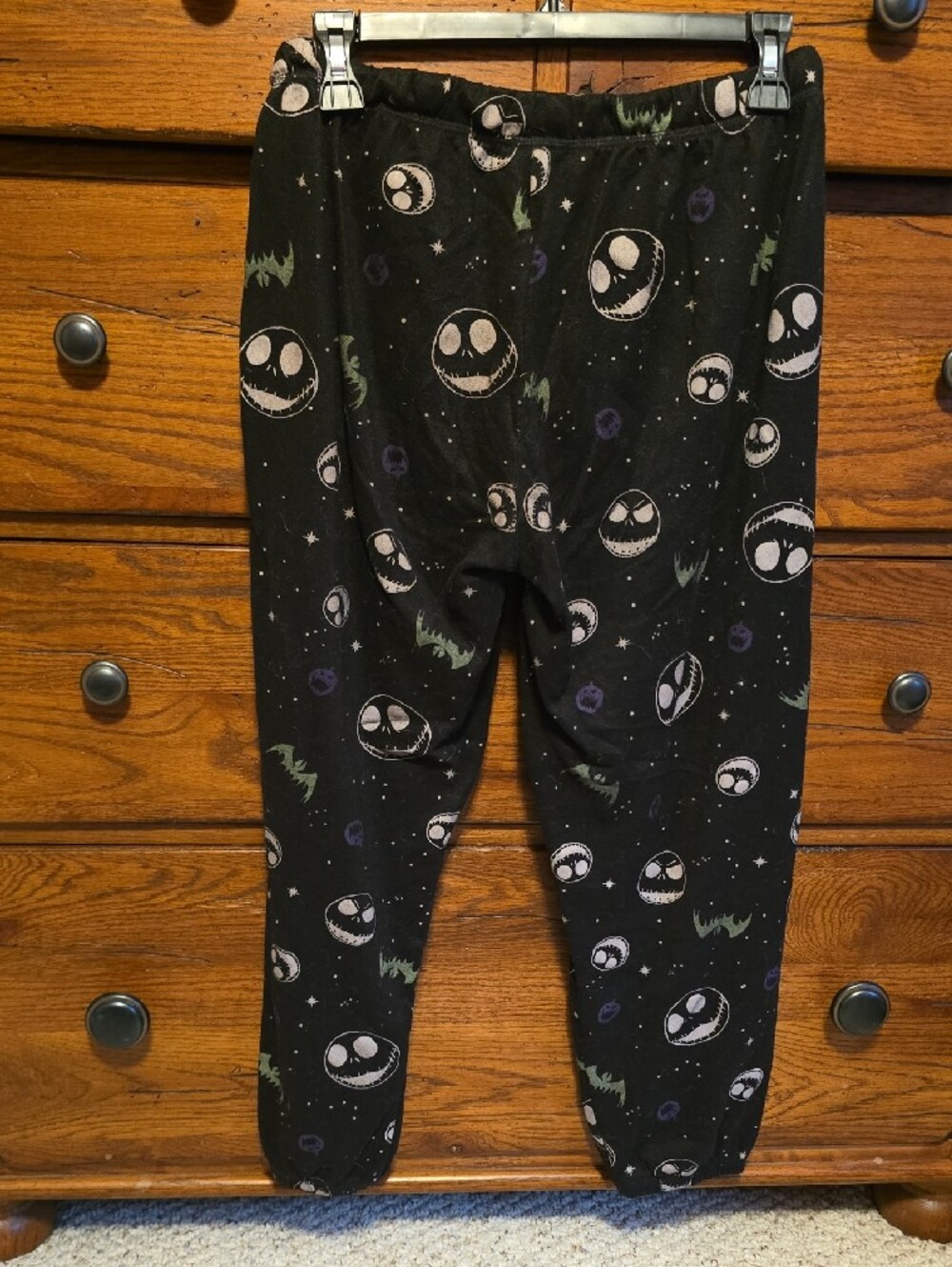 Black Jack Skellington Print Pajama Pants - Picture 2 of 3